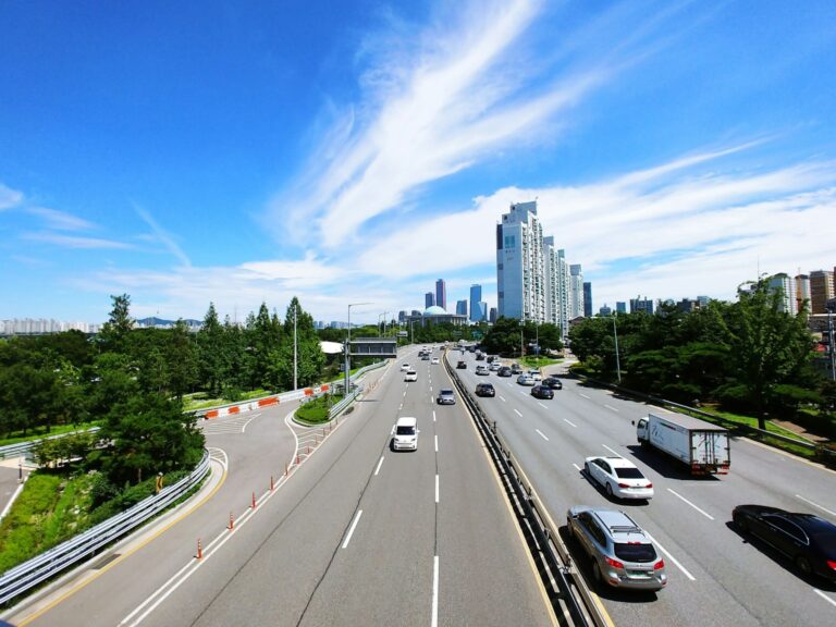 cars on road during daytime